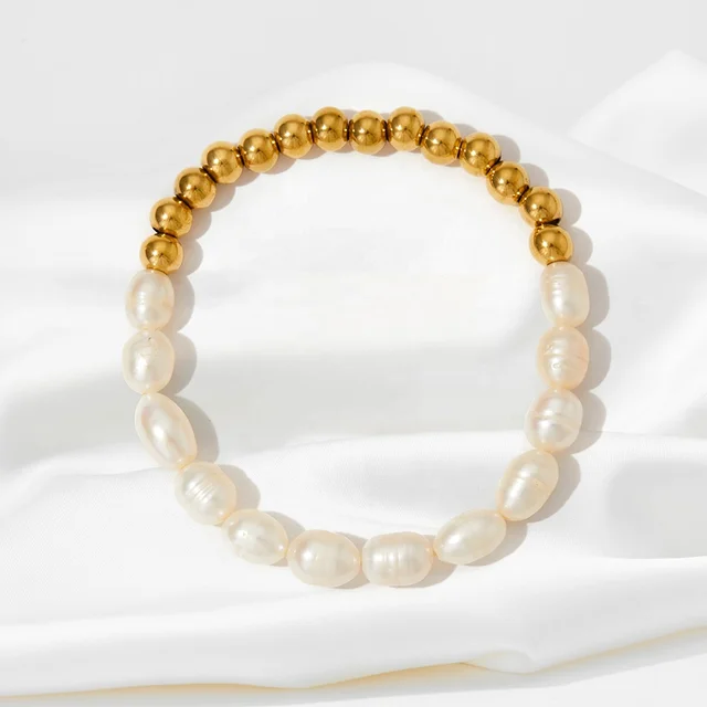 Fresh Water Pearl String Bracelet