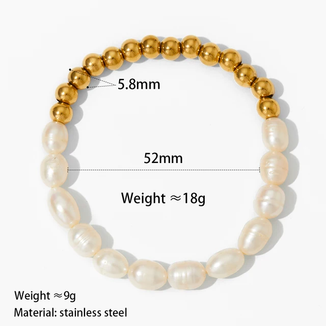 Fresh Water Pearl String Bracelet
