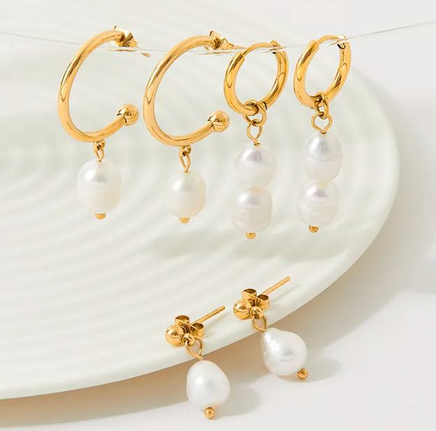 Petite Freshwater Pearl Earrings | Real Freshwater Pearls