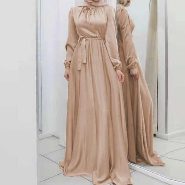 Inaya Dress - Beige/Champagne