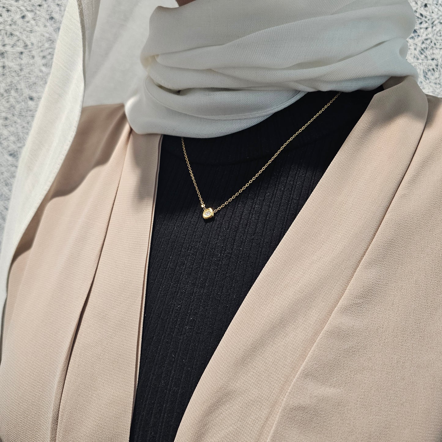 Dainty Single Gem Necklace