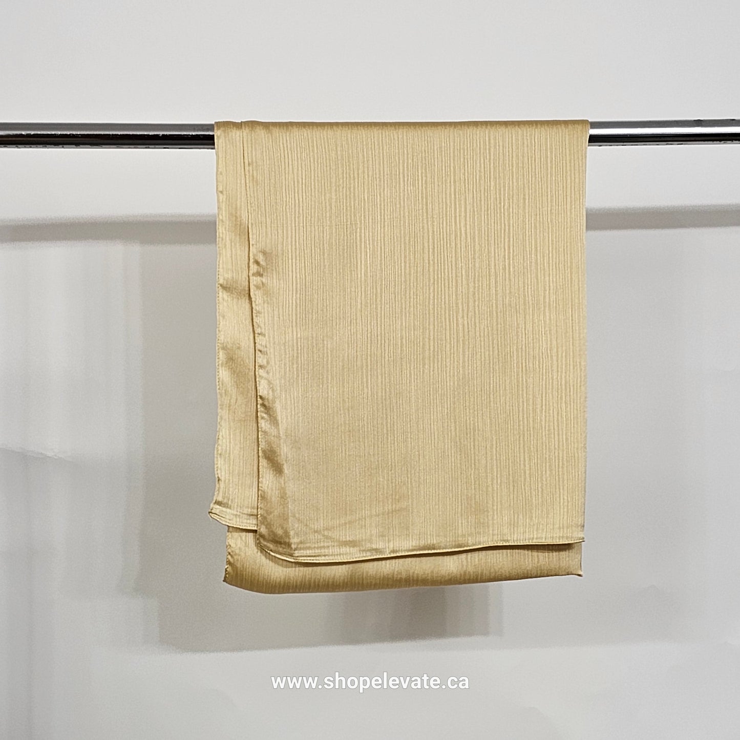 Matte Crepe Satin - Light Gold