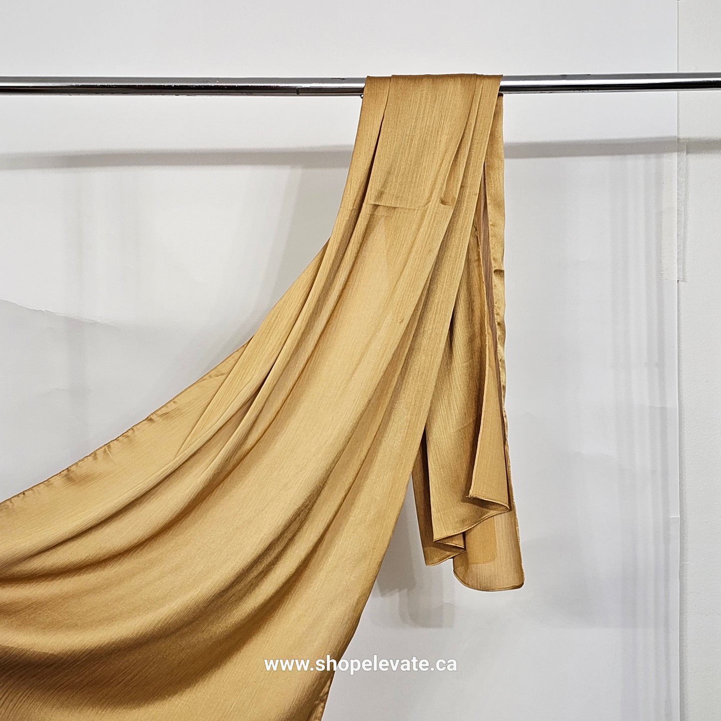 Matte Crepe Satin - Gold