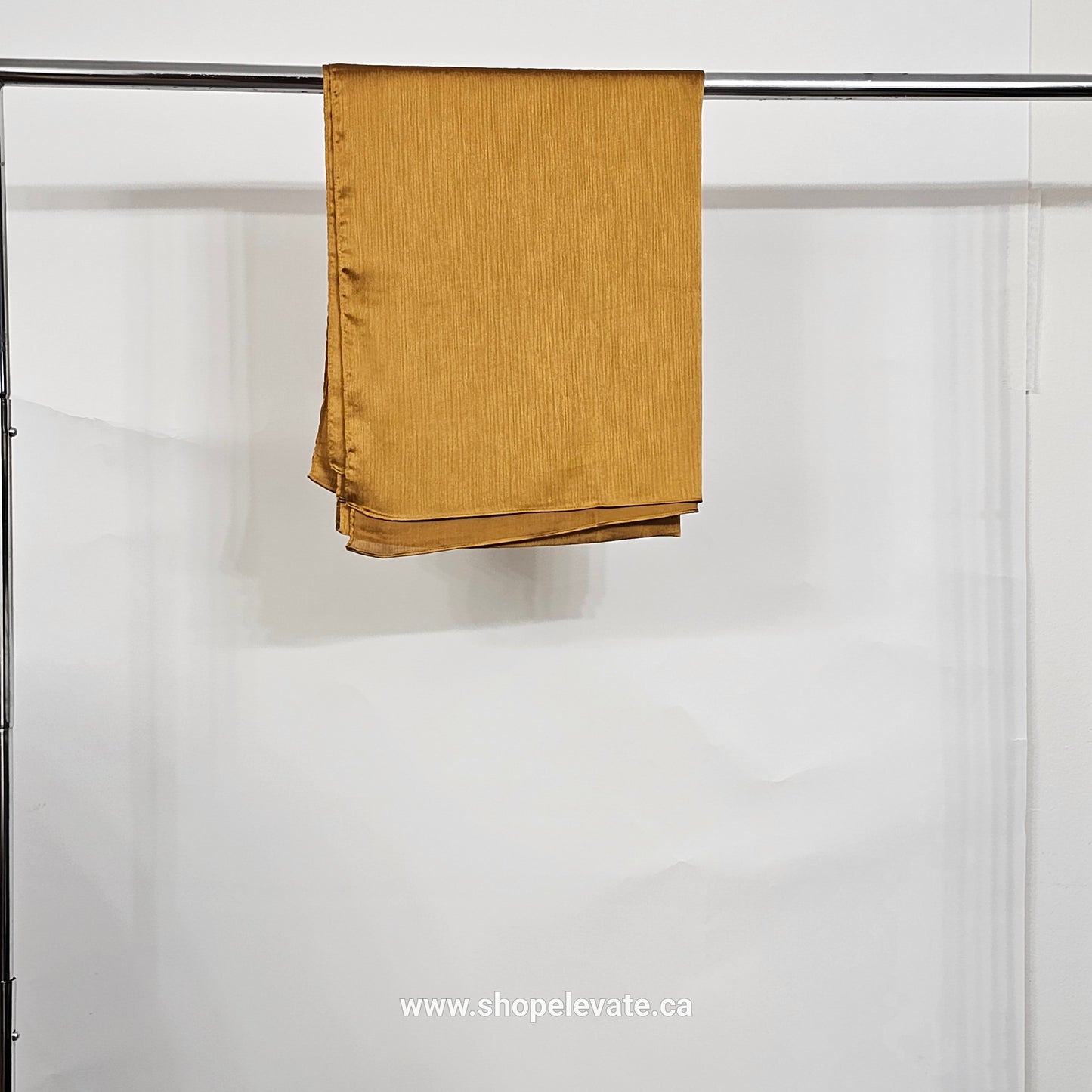 Matte Crepe Satin - Mustard Gold