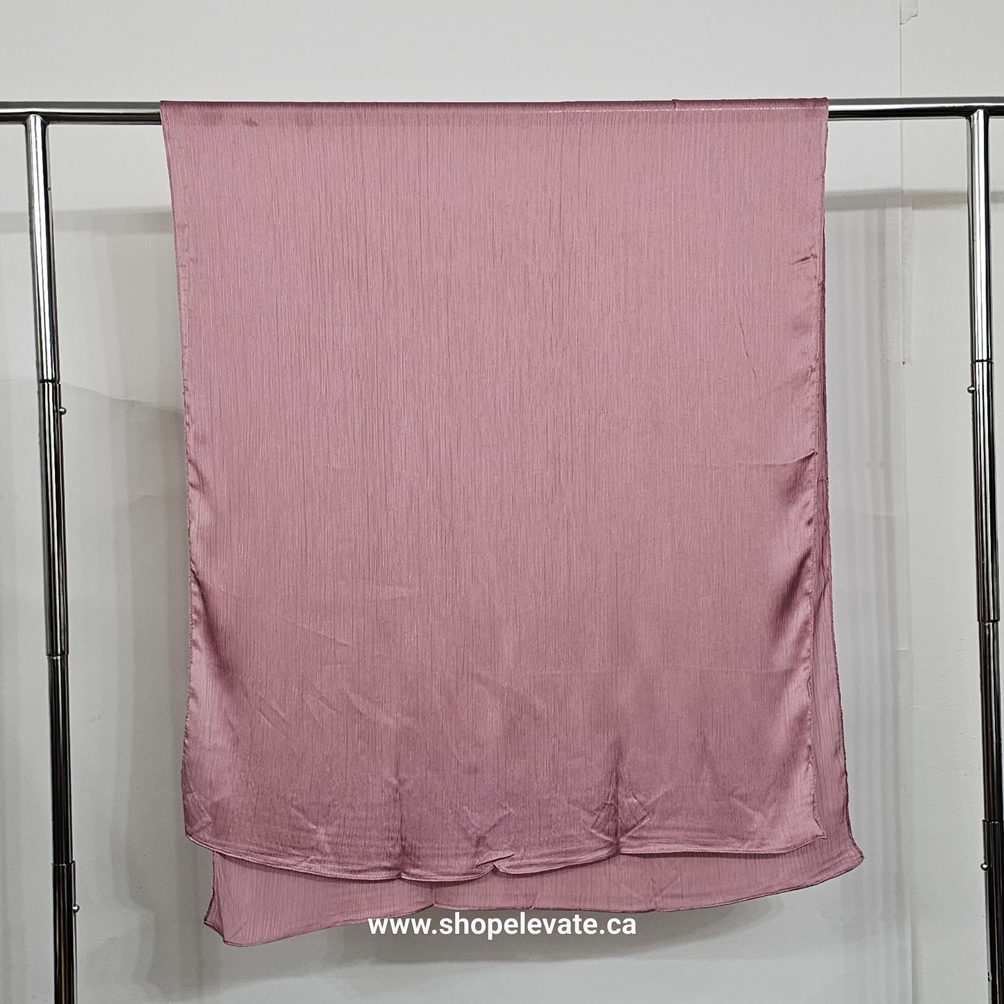 Matte Crepe Satin - Rose Pink