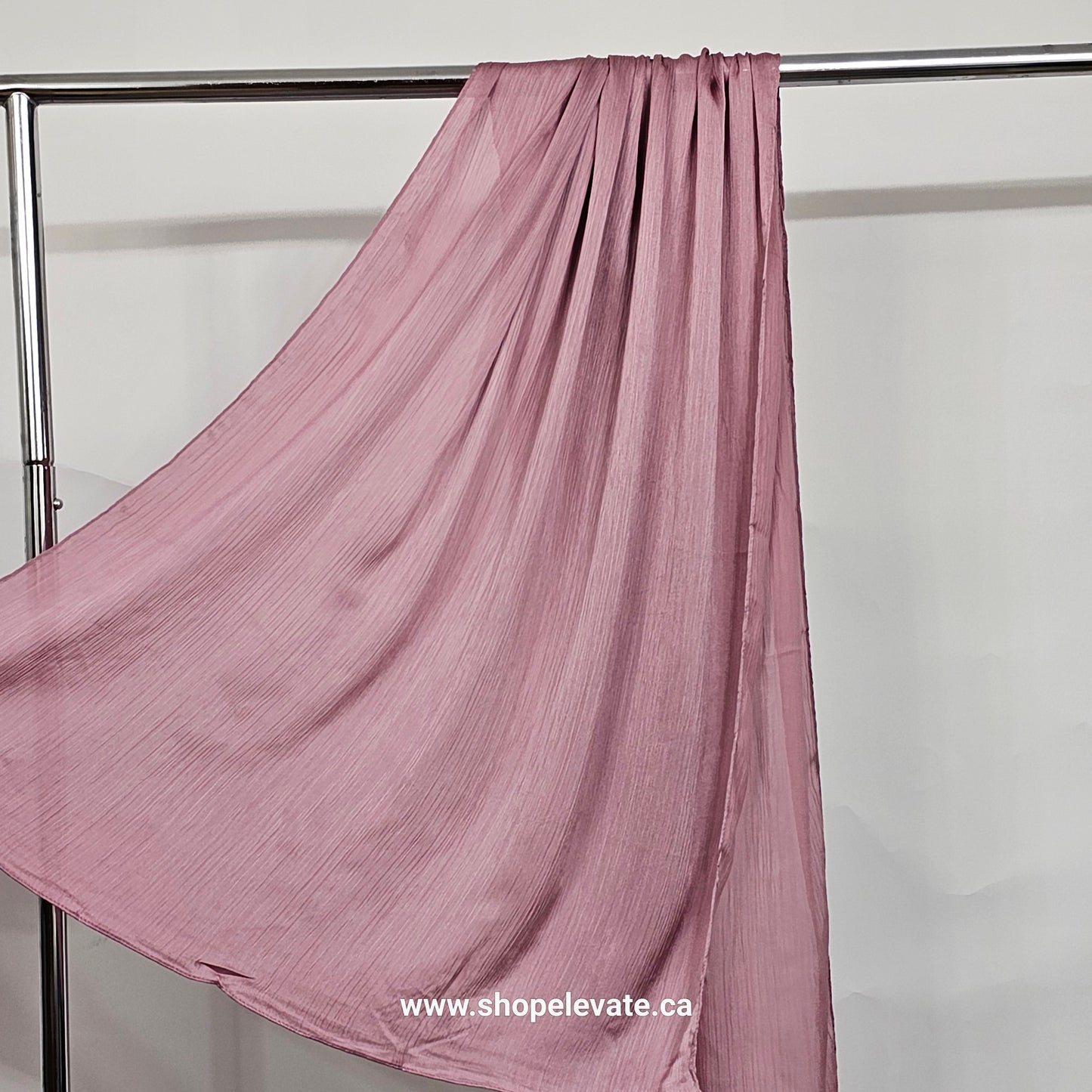 Matte Crepe Satin - Rose Pink