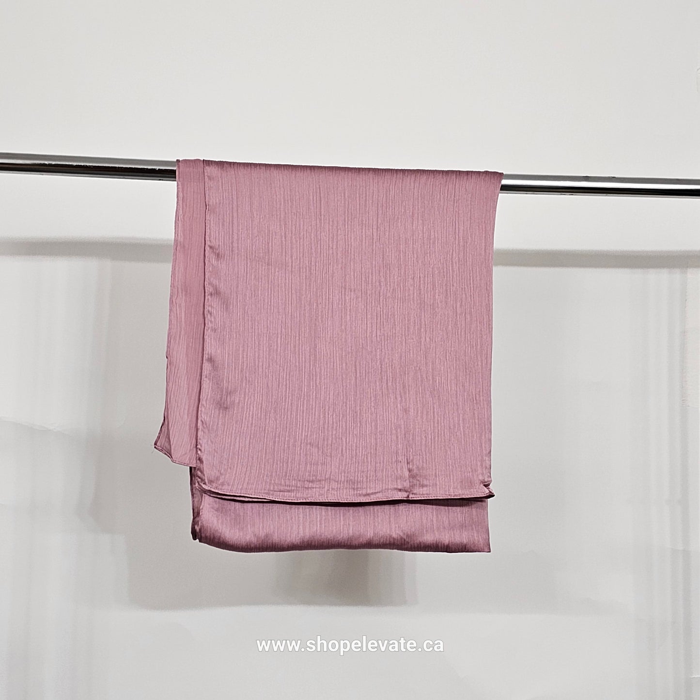 Matte Crepe Satin - Rose Pink