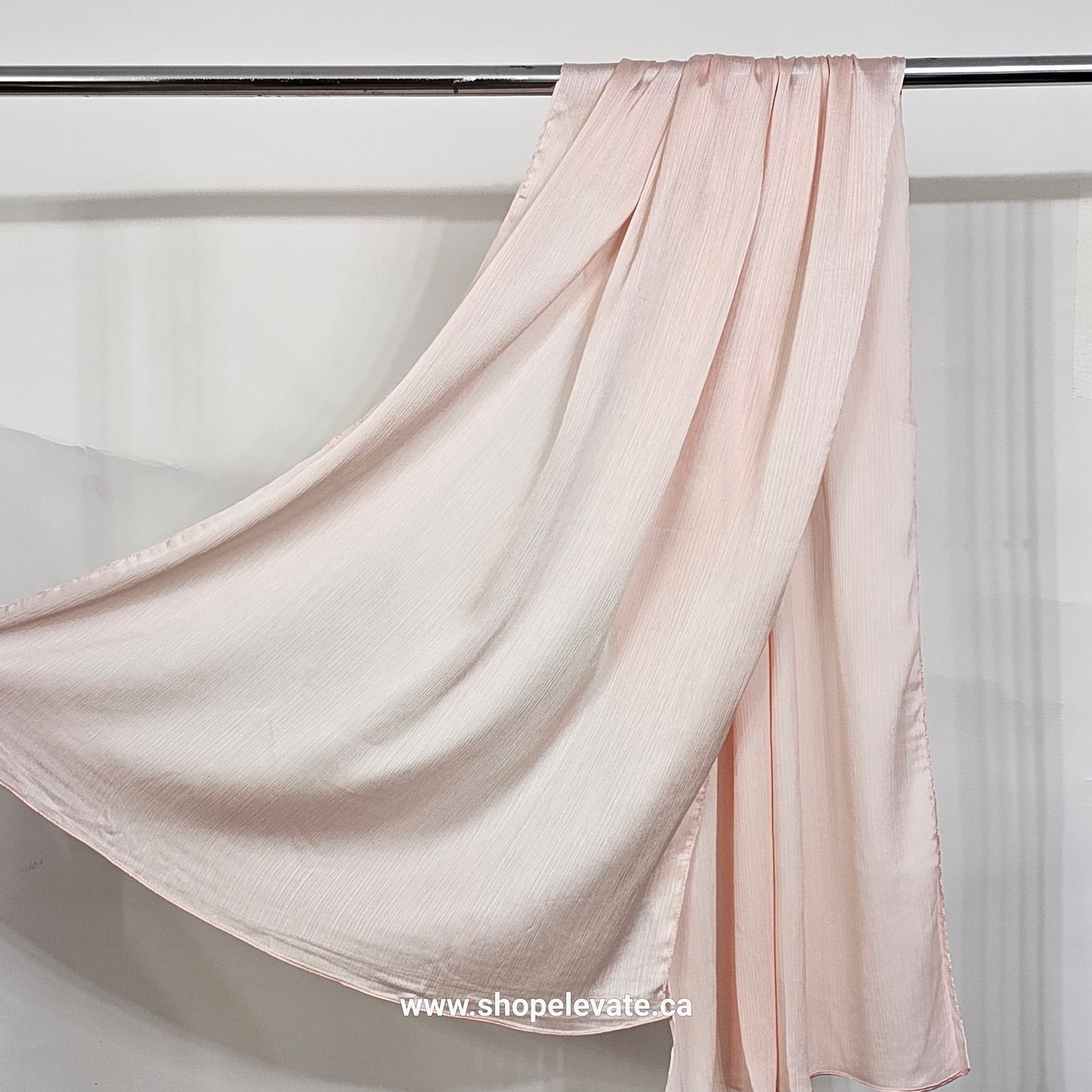 Matte Crepe Satin - Light Peach