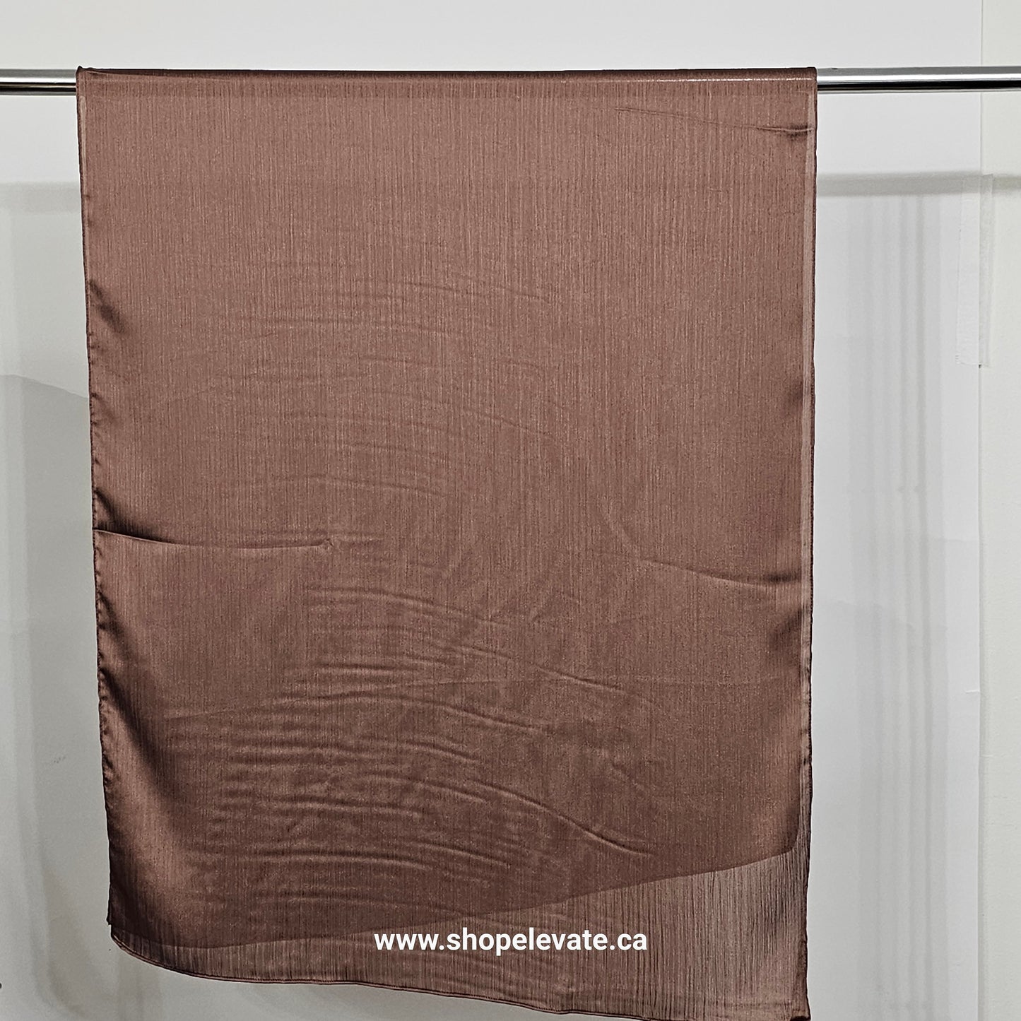 Matte Crepe Satin - Light Brown