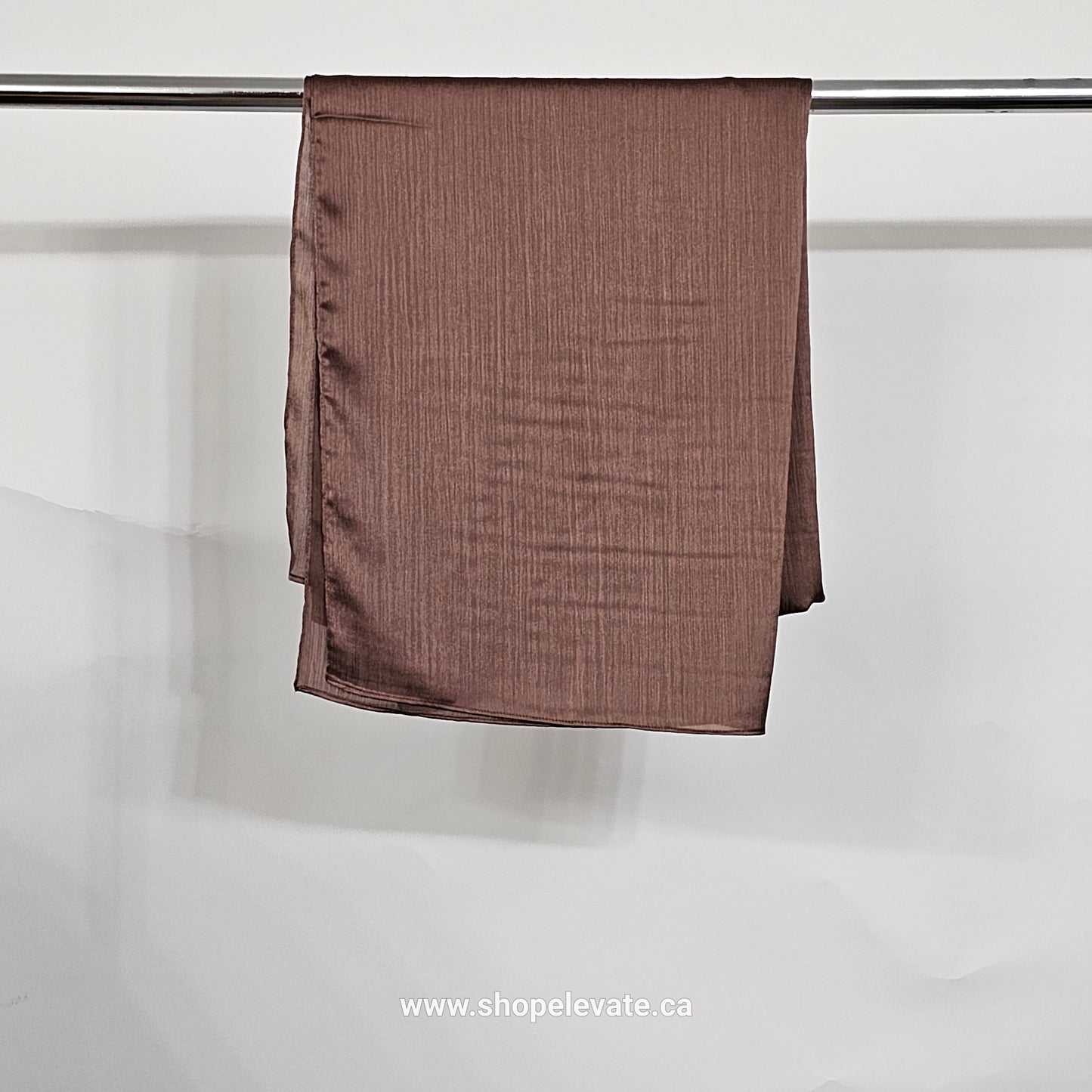 Matte Crepe Satin - Light Brown