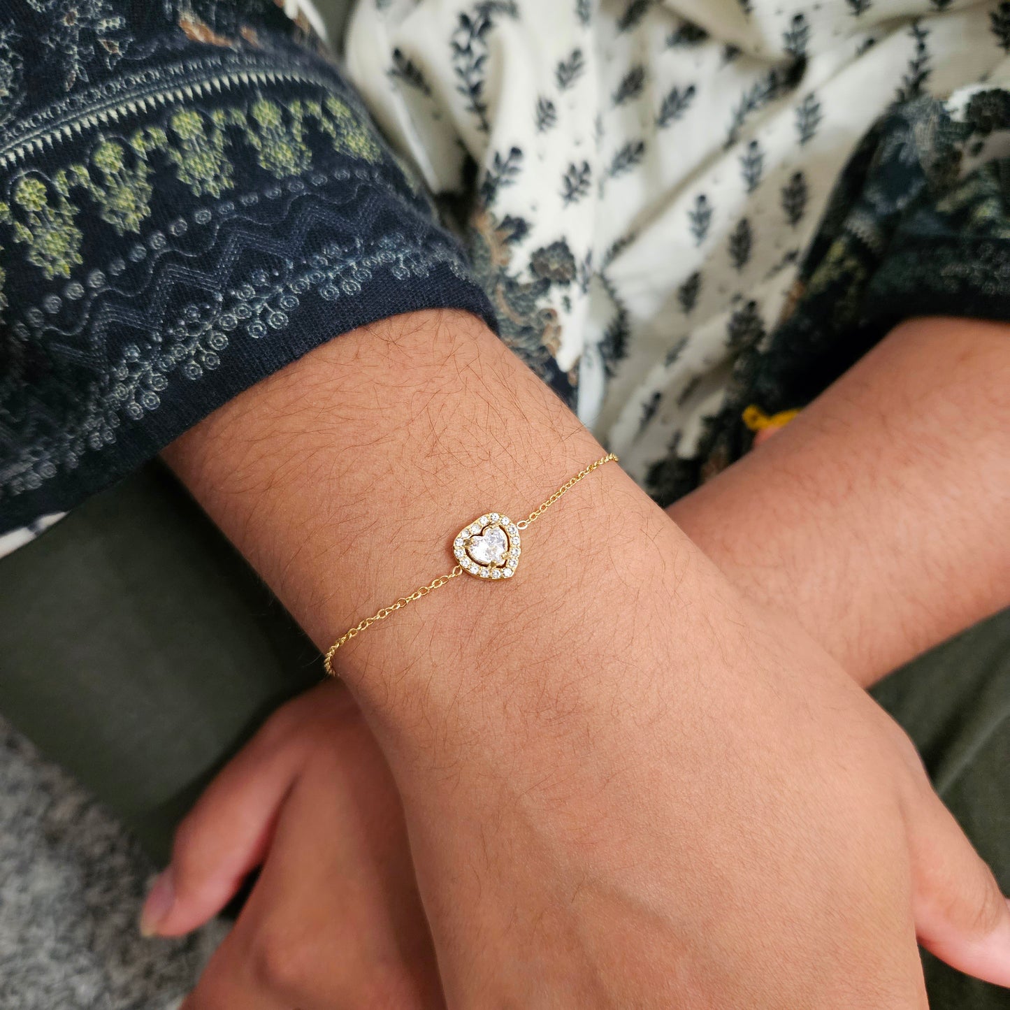 Heart Zirconia Bracelet
