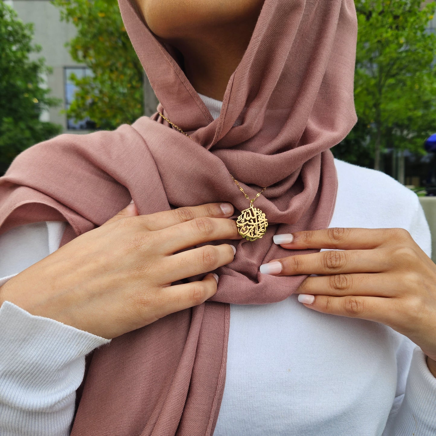 Allah Loves Those Who Do Good | Calligraphy Necklace