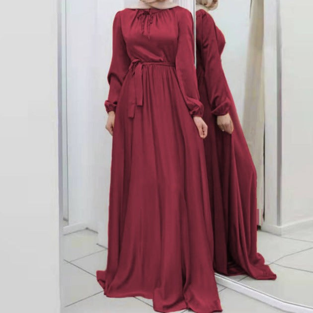 Inaya Dress - Maroon