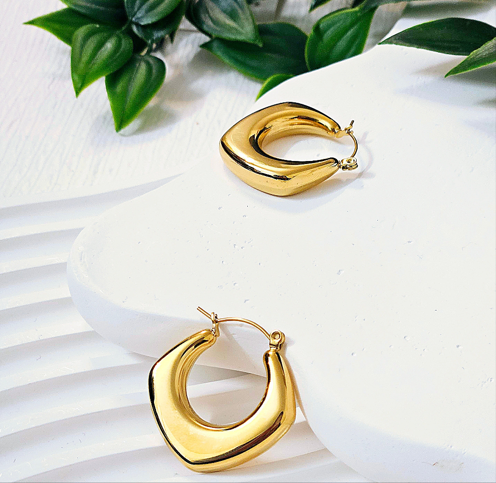 Hexagonal Earrings