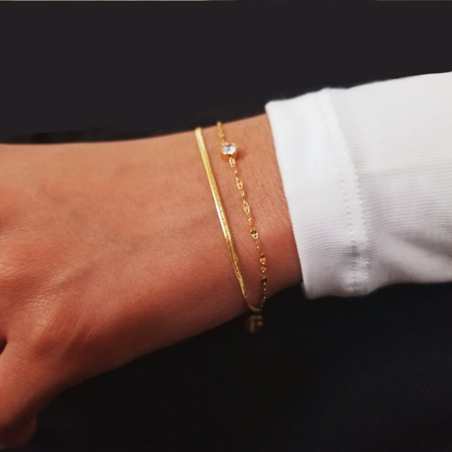 Layered Dainty Bracelet