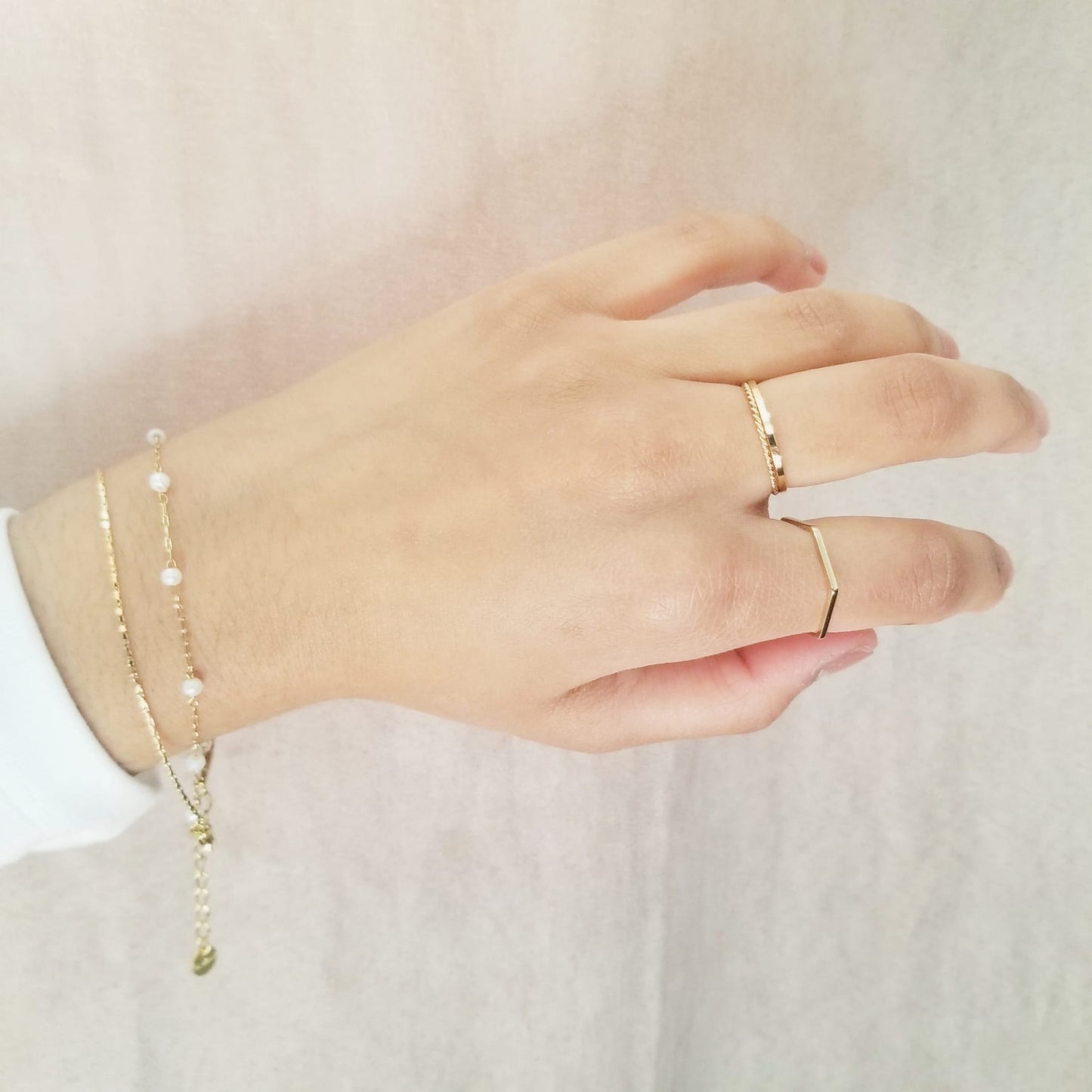 Double layered Pearl Bracelet