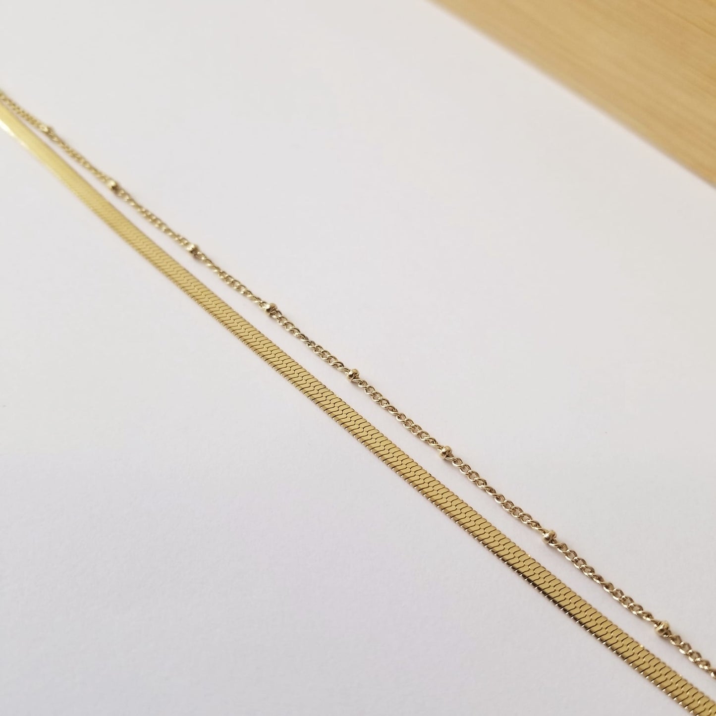 Primrose - Double Layered Anklet