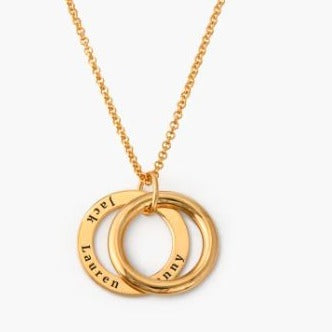 Custom Hidden Message Circle Necklace