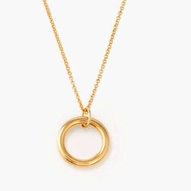 Custom Hidden Message Circle Necklace