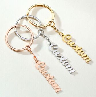 Custom Name/Phrase Keychain