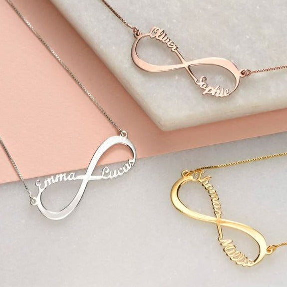 Custom Name Infinity Necklace