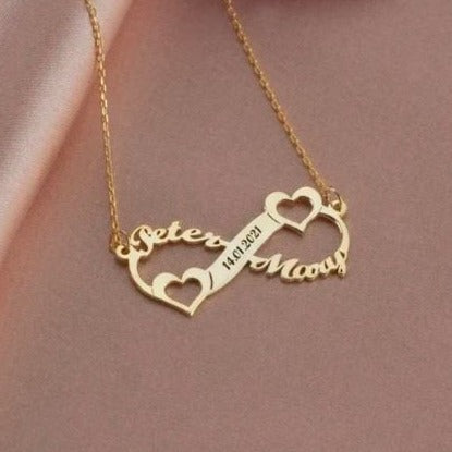 Custom Name Infinity Necklace