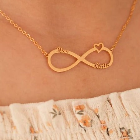 Custom Name Infinity Necklace