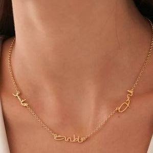 Custom Multiple Name Necklace