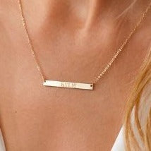Custom Name Plate Necklace