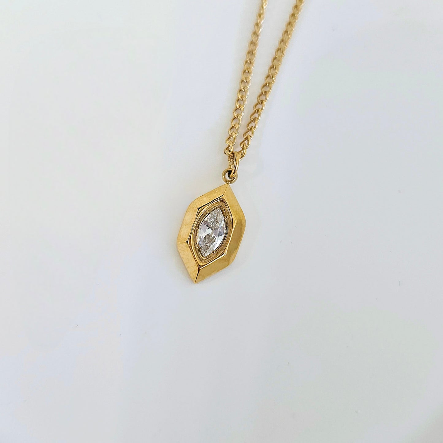 Leaf Gem Necklace