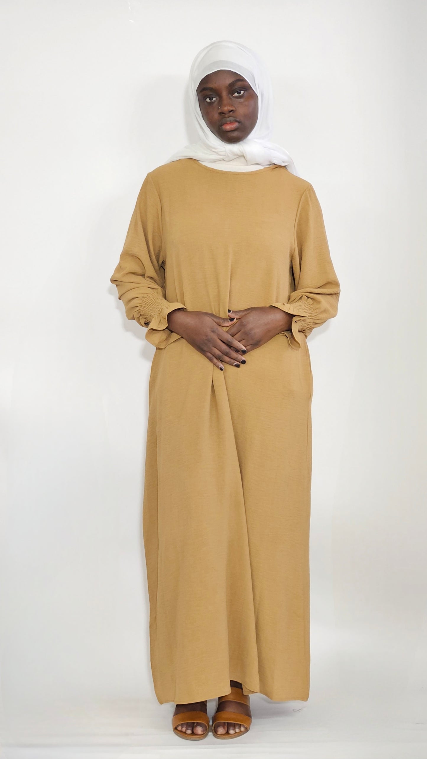 Everyday Abaya - Tan Mustard