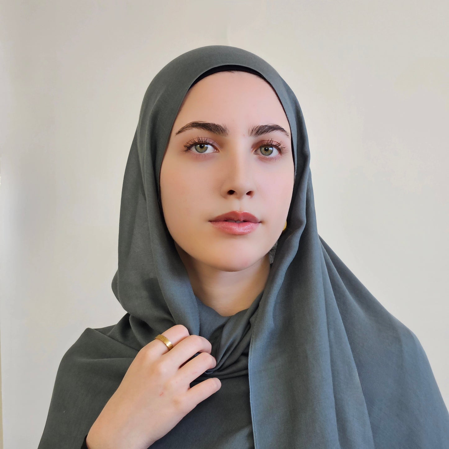 Premium Bamboo Modal - Muted Emerald Green