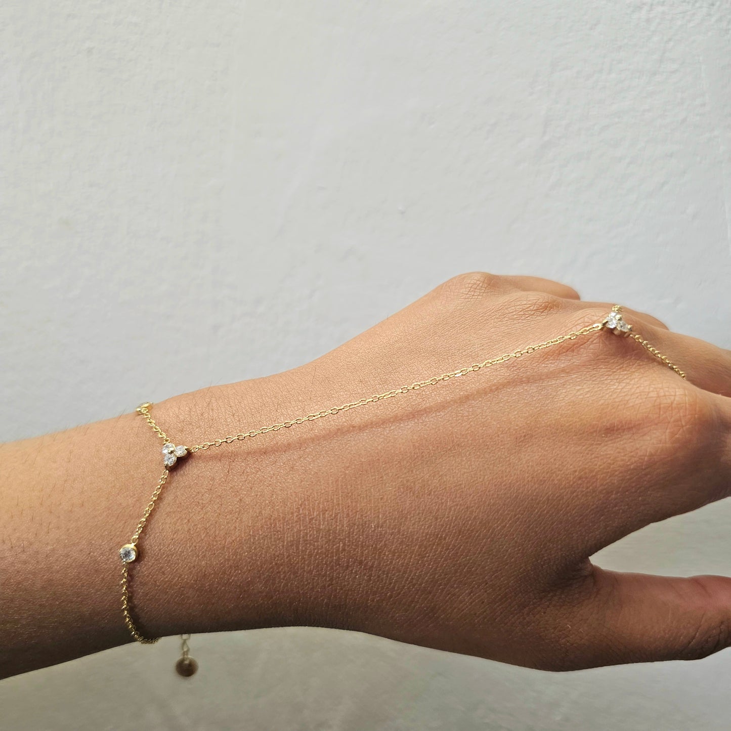 Blooming Hand Chain- Gold
