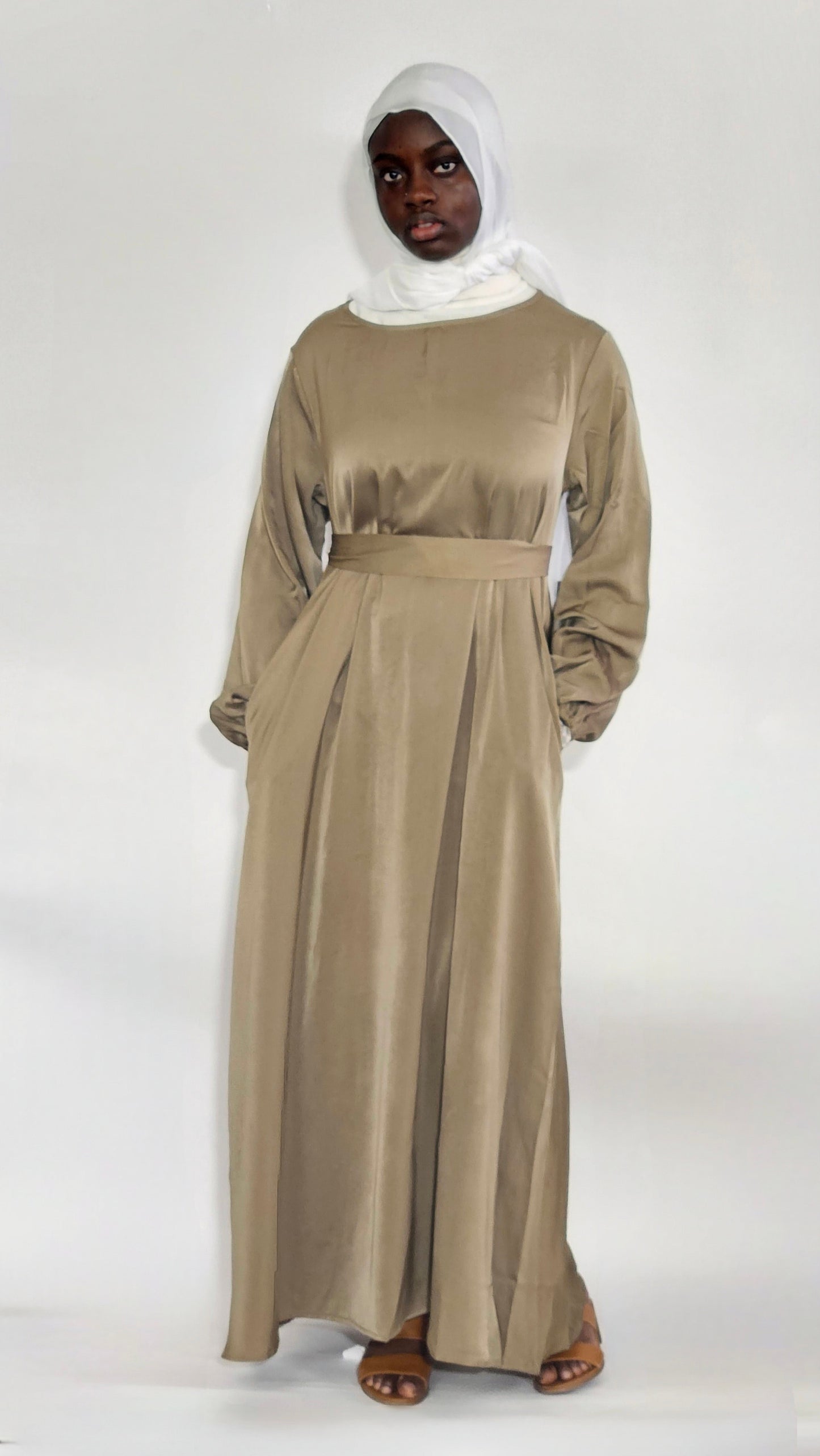 Soft Abaya - Dusty Hazelnut