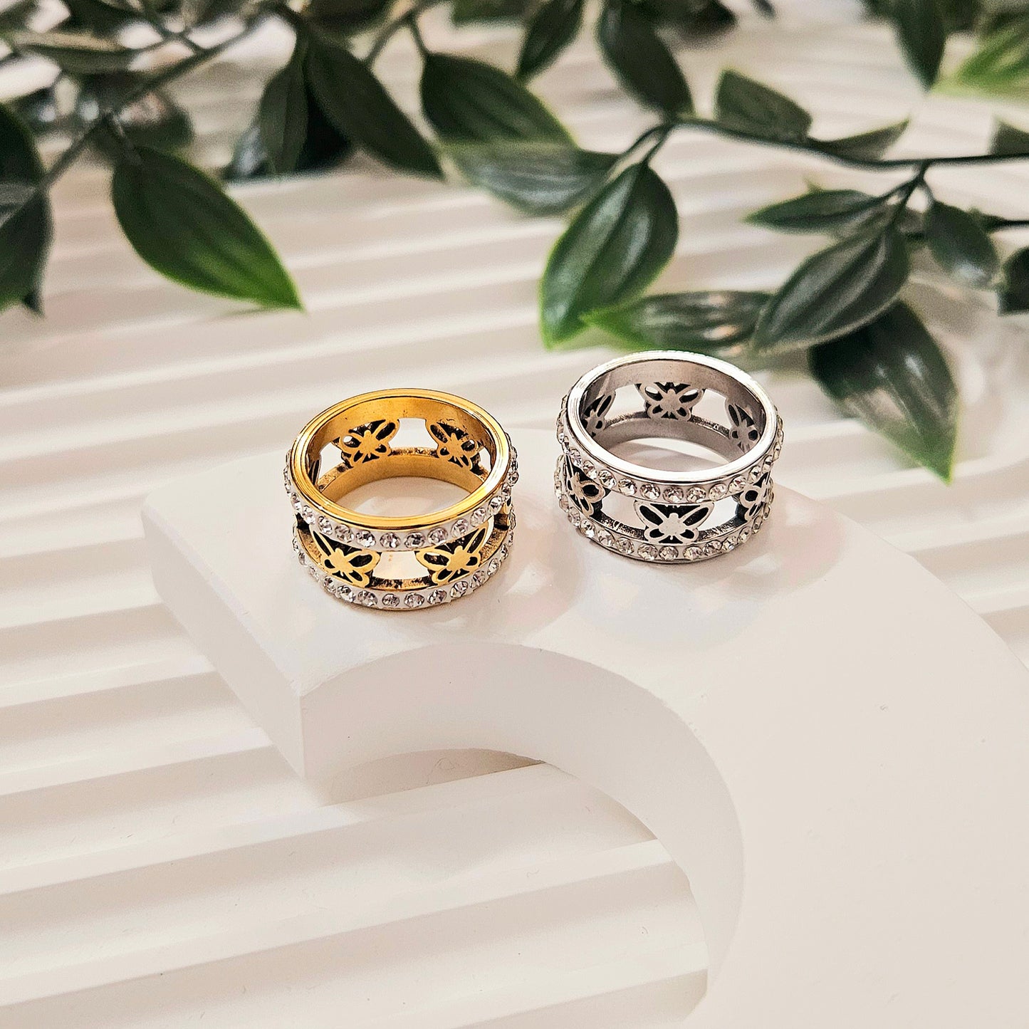 Butterfly Gemmed Ring