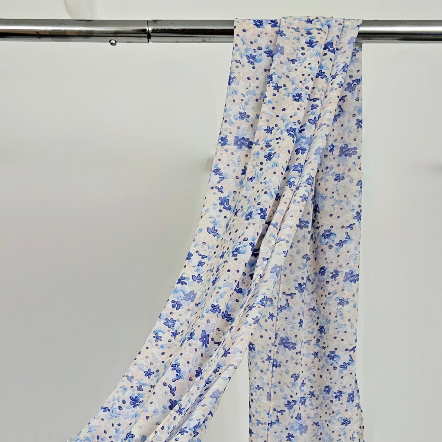 Floral Chiffon - Blueberry Flowers