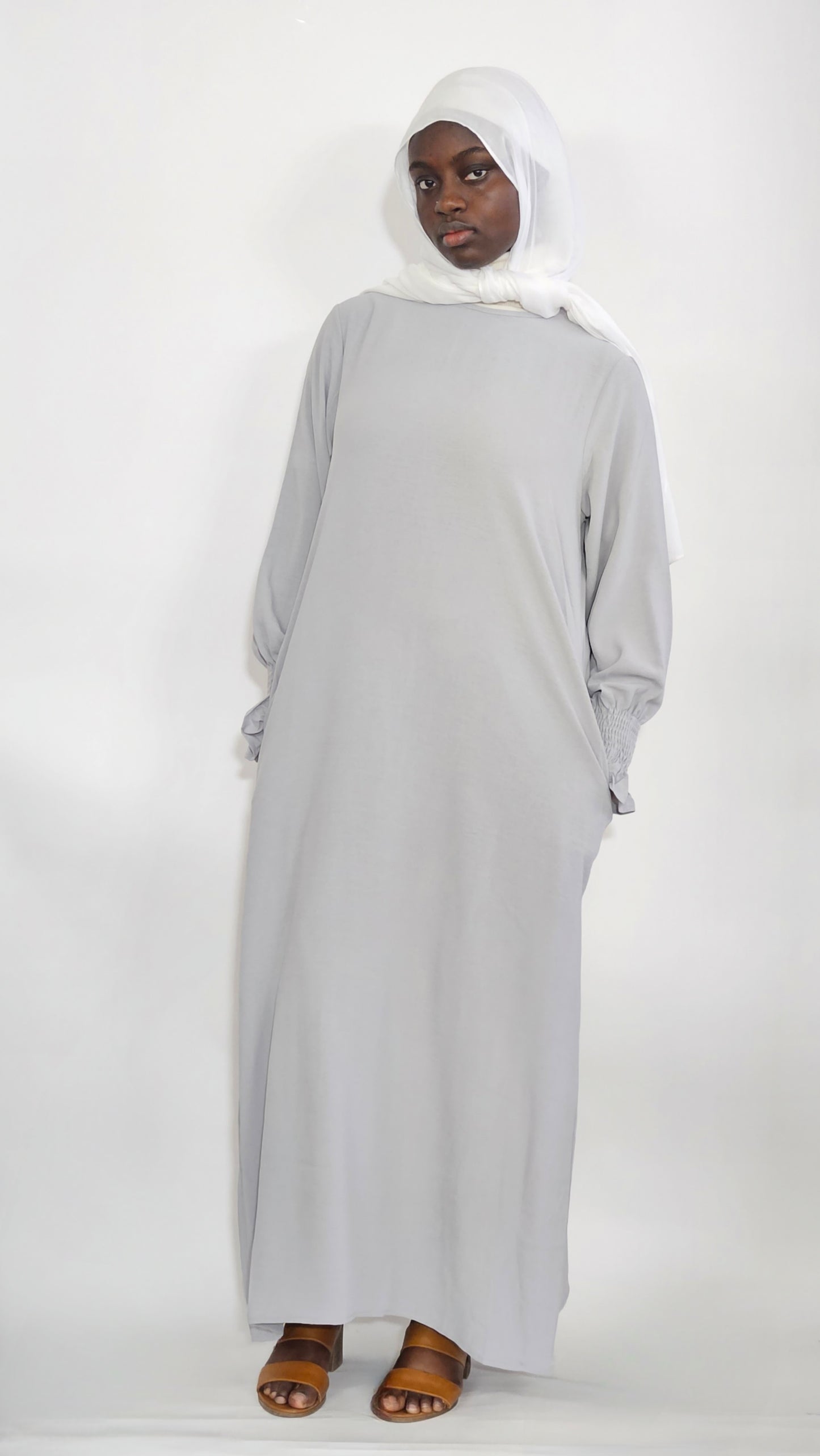 Everyday Abaya - Light Grey