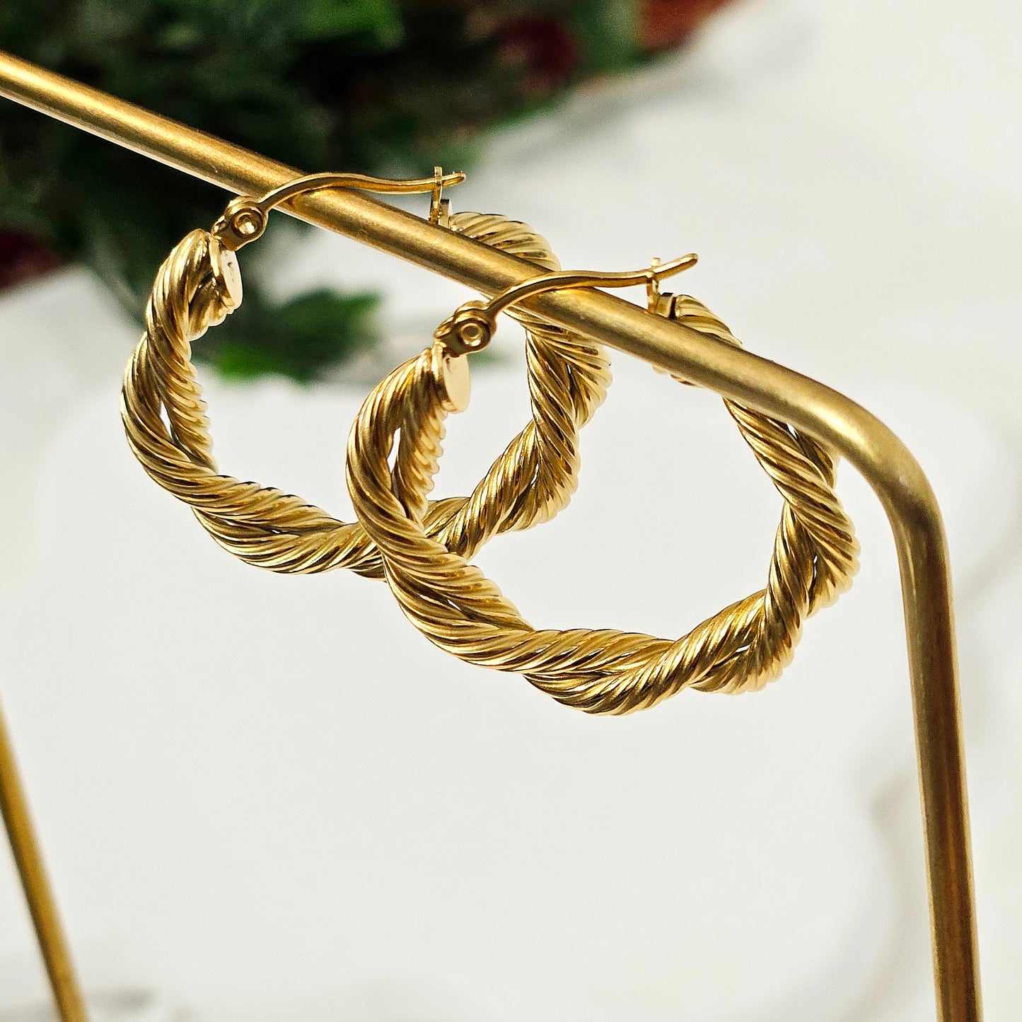 Intricate Braided Earrings - Medium
