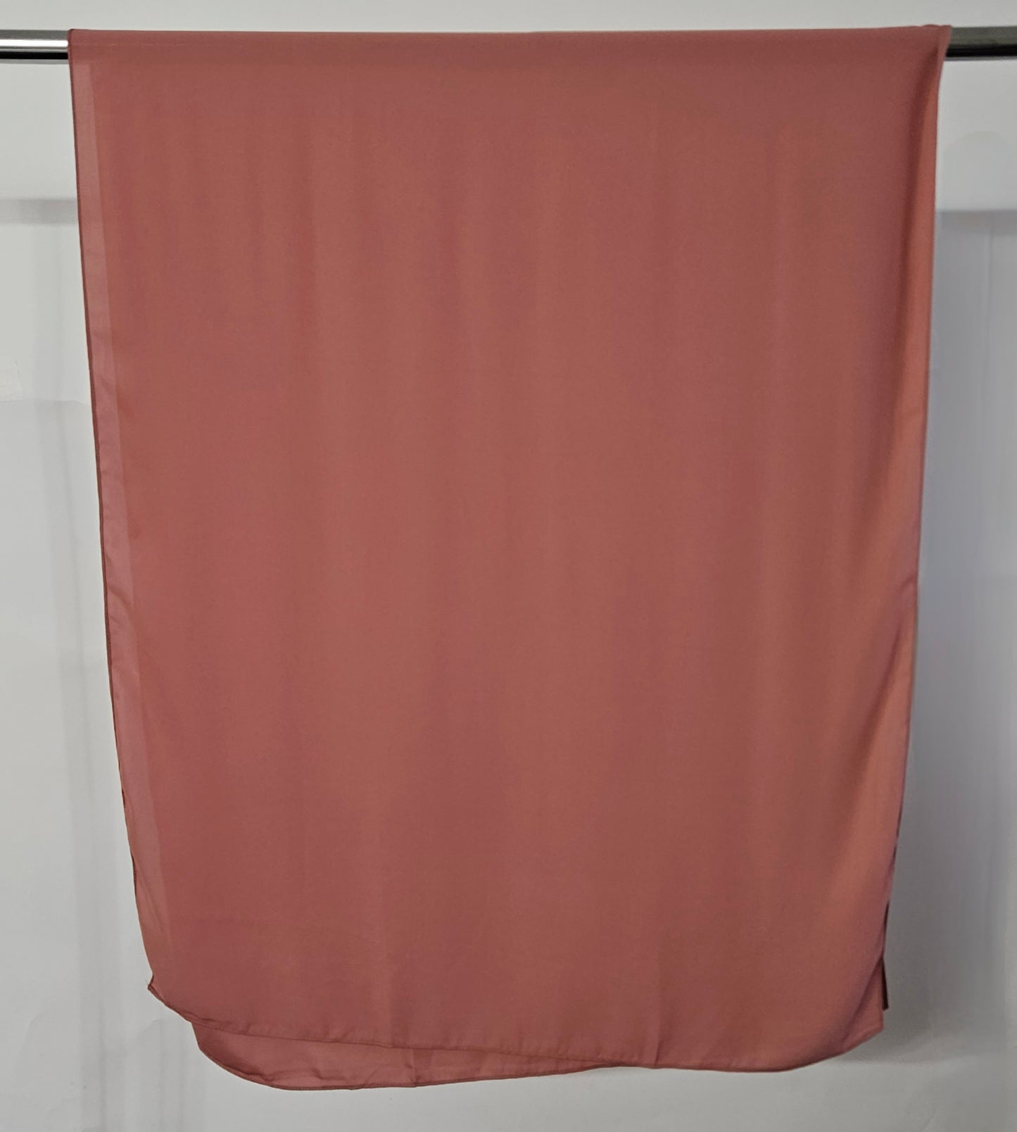 Medina Opaque Chiffon - Salmon Rose