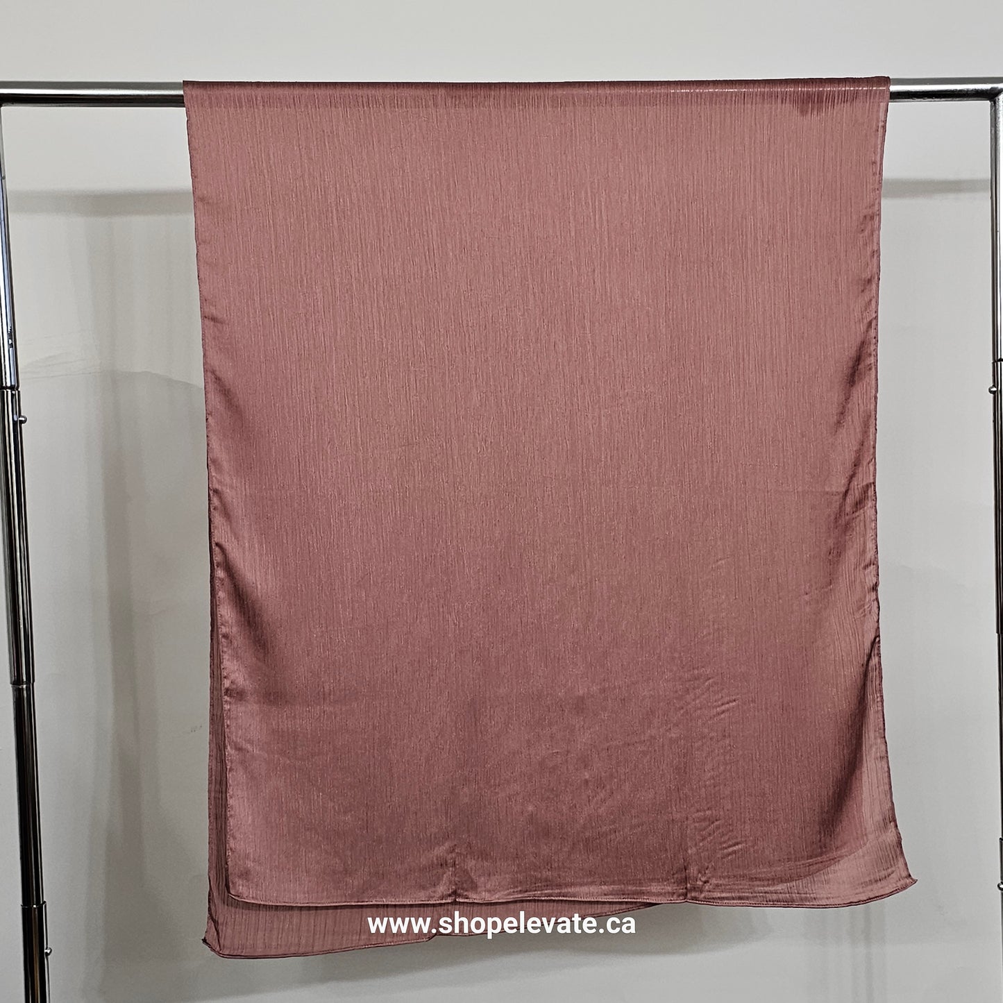 Matte Crepe Satin - Salmon Rust