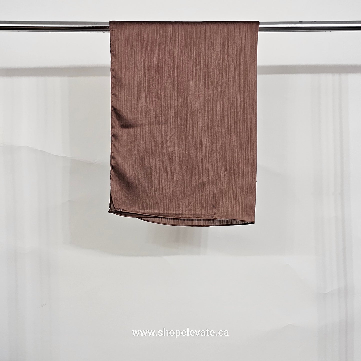 Matte Crepe Satin - Light Brown