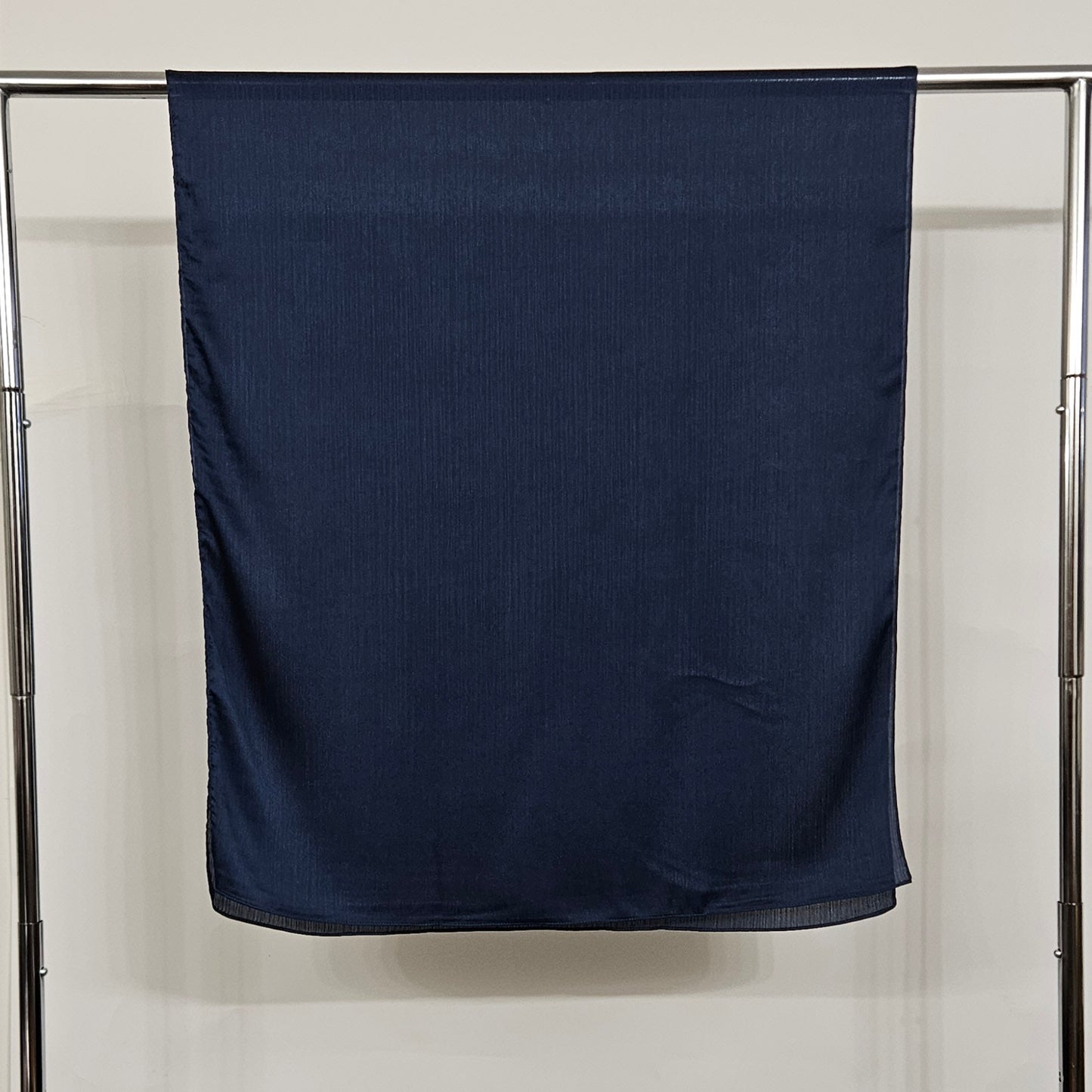 Matte Crepe Satin - Navy Blue