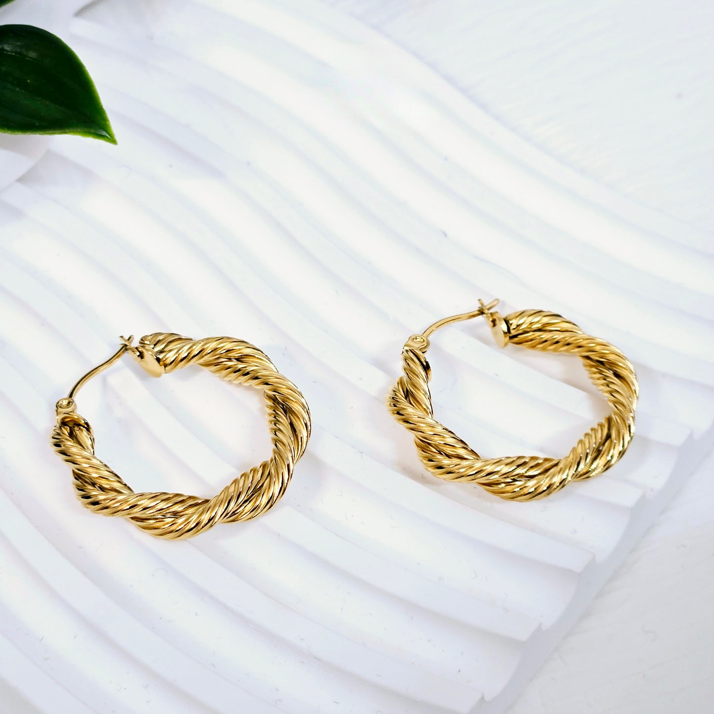 Intricate Braided Earrings - Medium