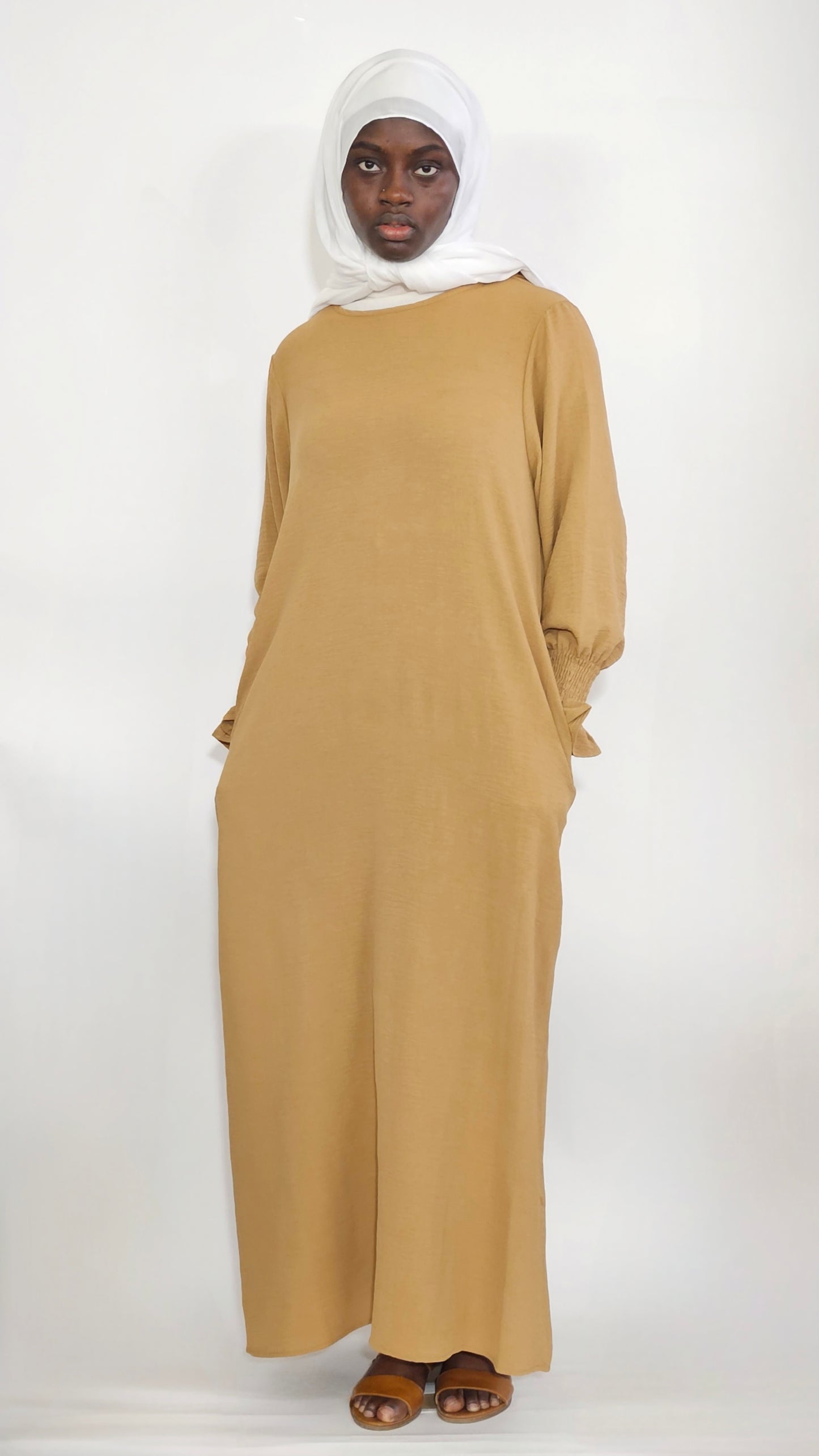 Everyday Abaya - Tan Mustard