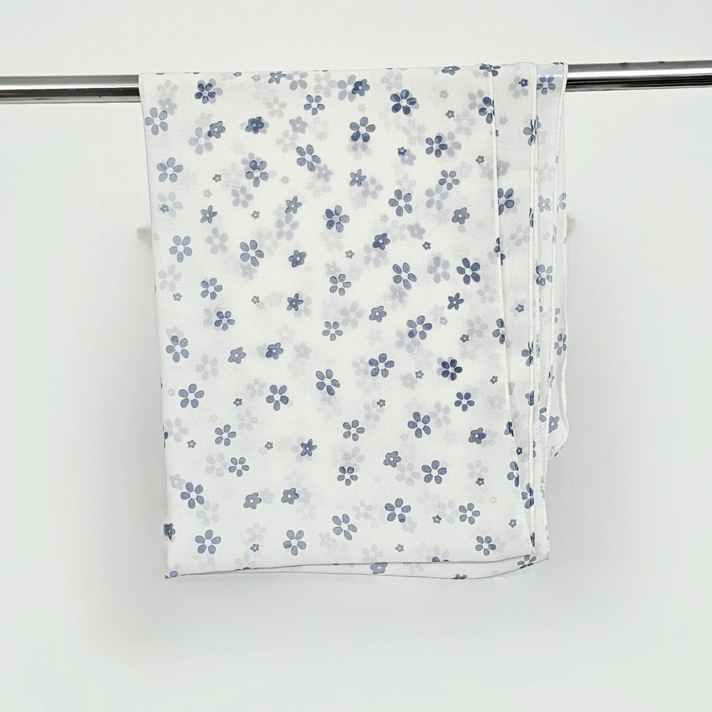 Printed Chiffon - White Wind