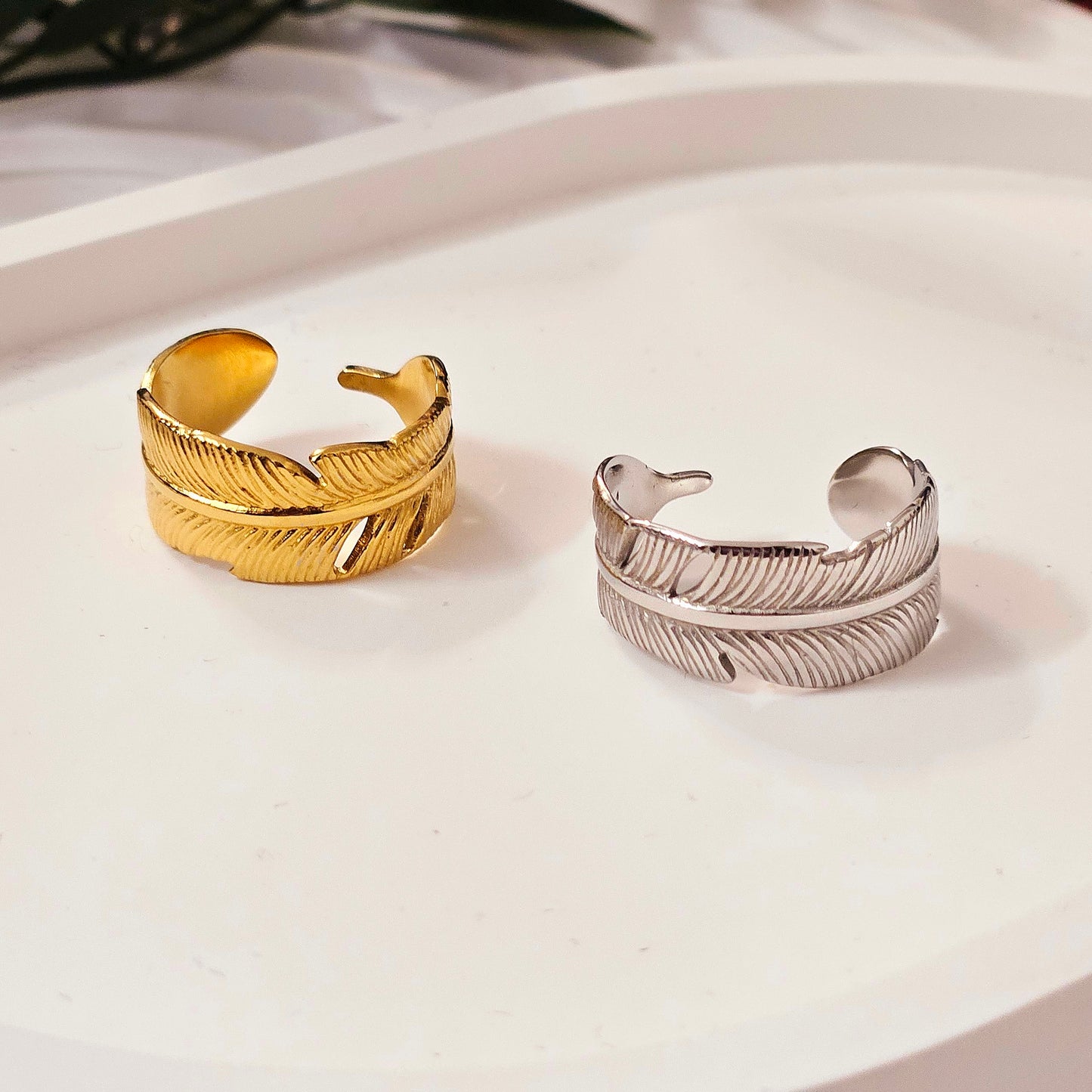 Greek Leaf Ring