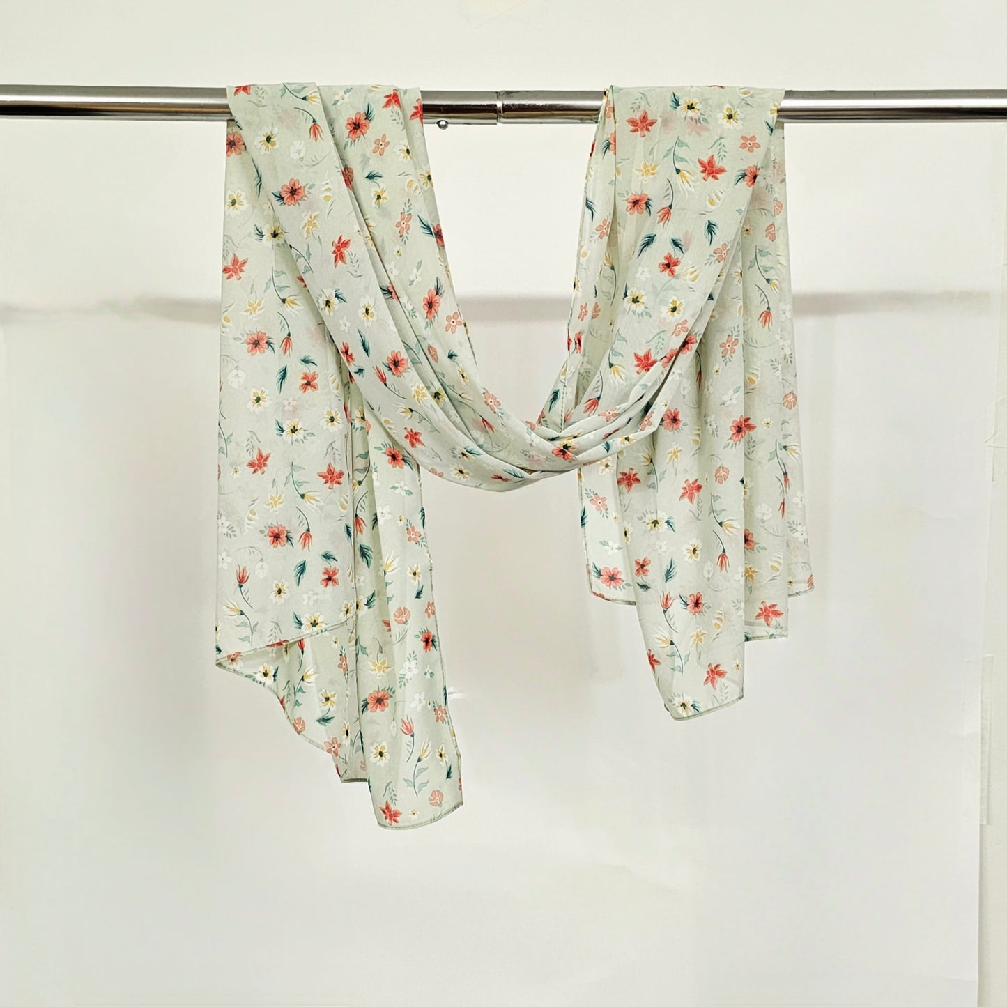Floral Chiffon - Summer Grass