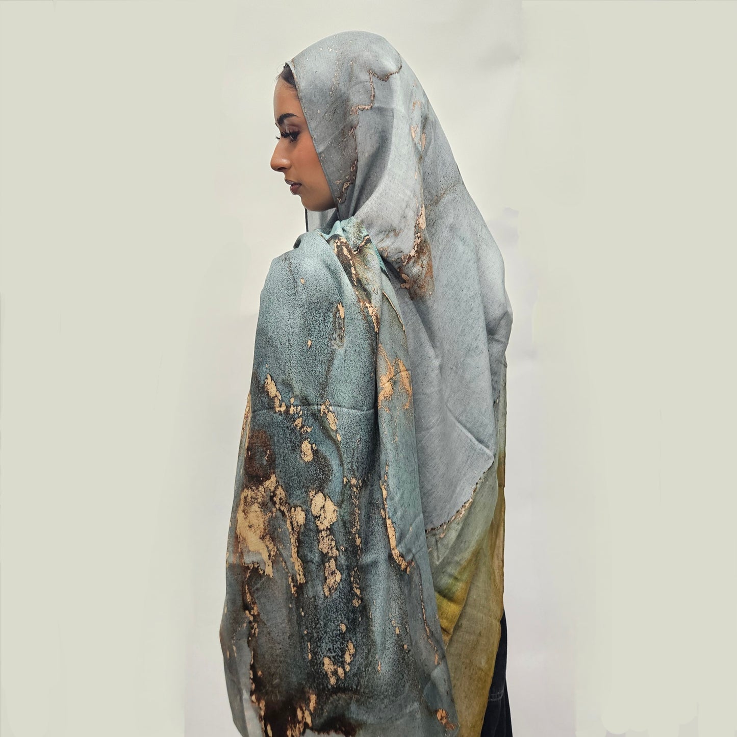 Verdant Marble - Printed Modal