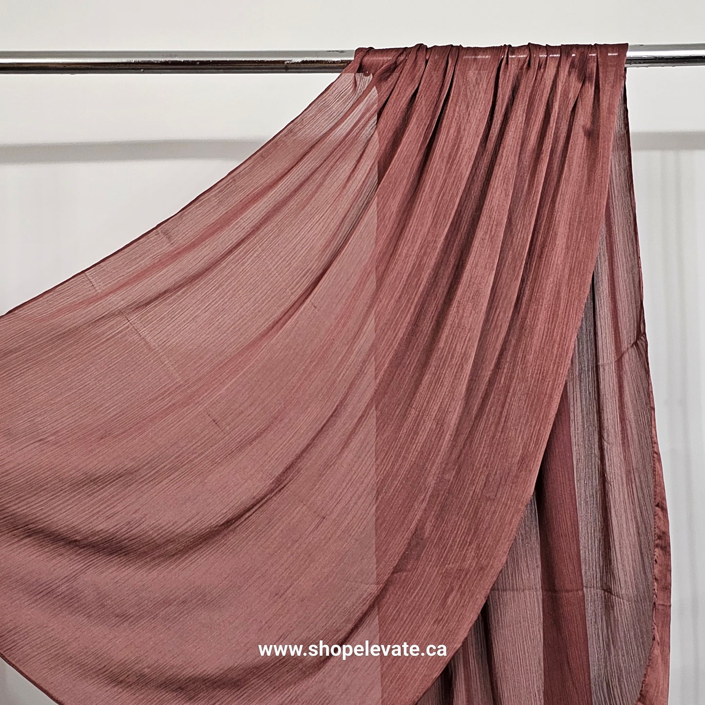 Matte Crepe Satin - Brick