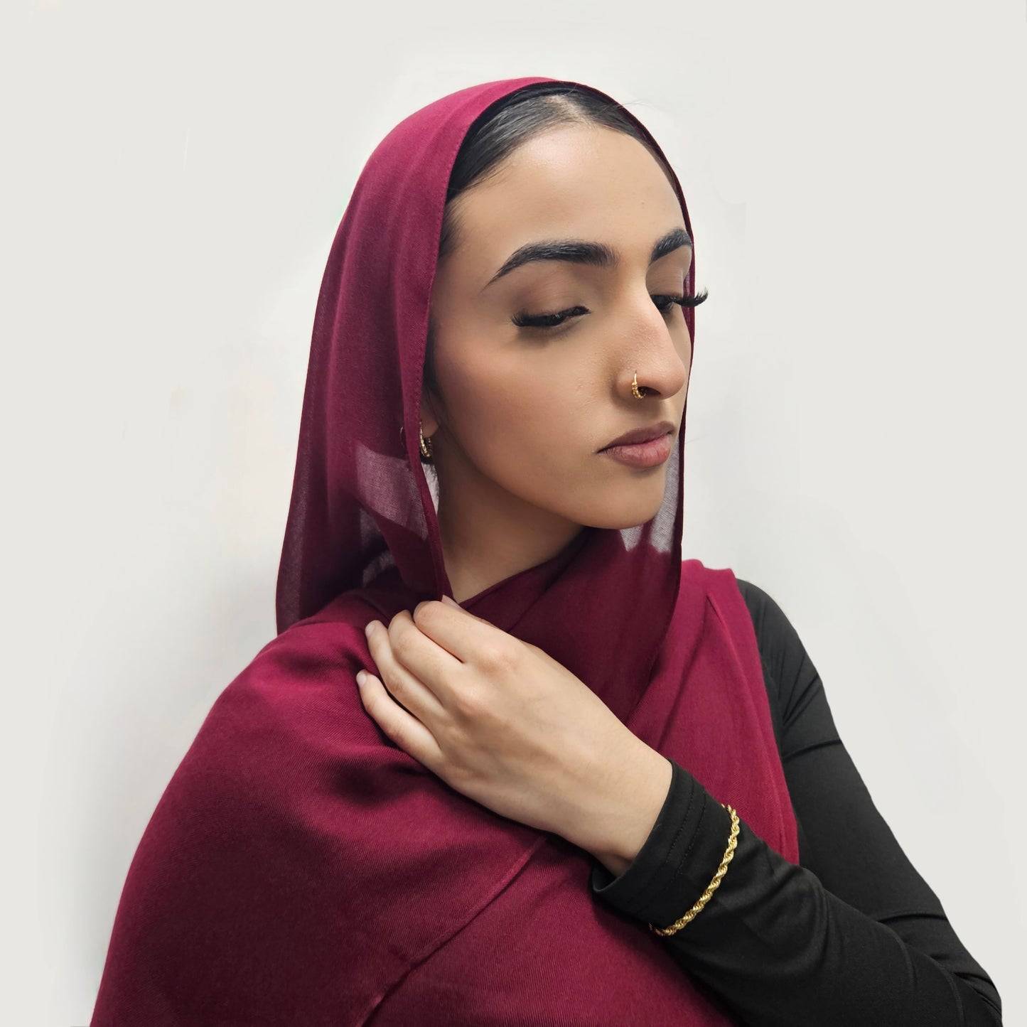 Premium Bamboo Modal - Burgundy